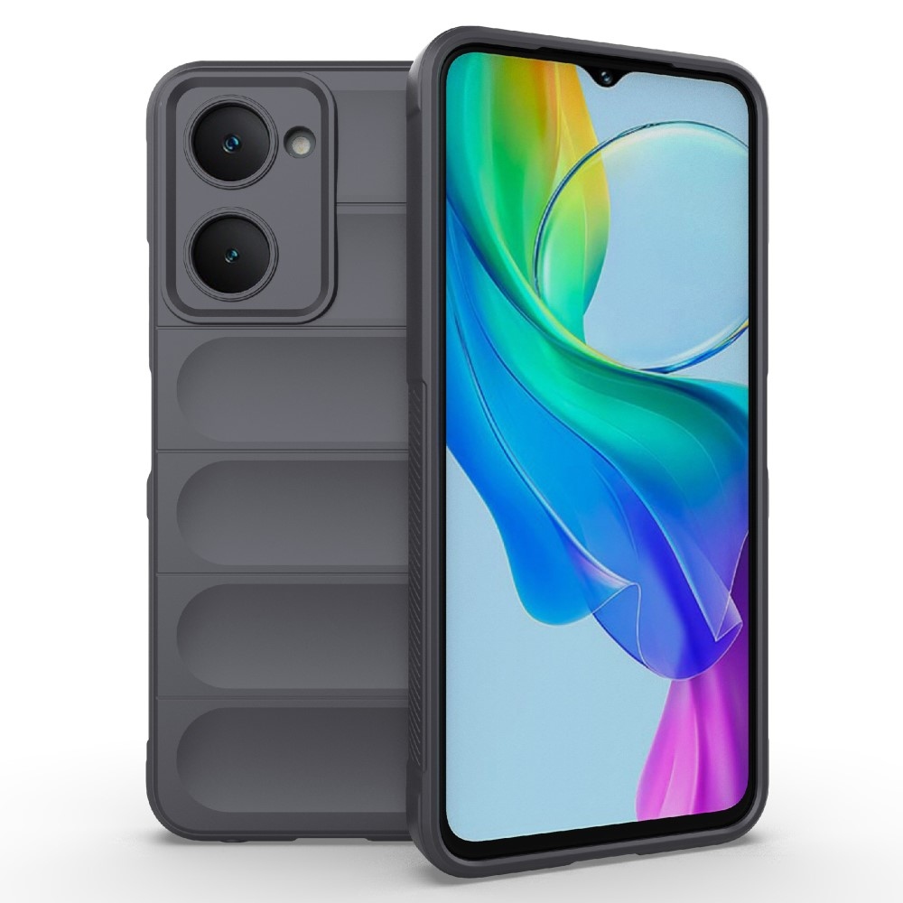 Rugg tartós zselés tok a Vivo Y28s 5G készülékhez - sötétszürke