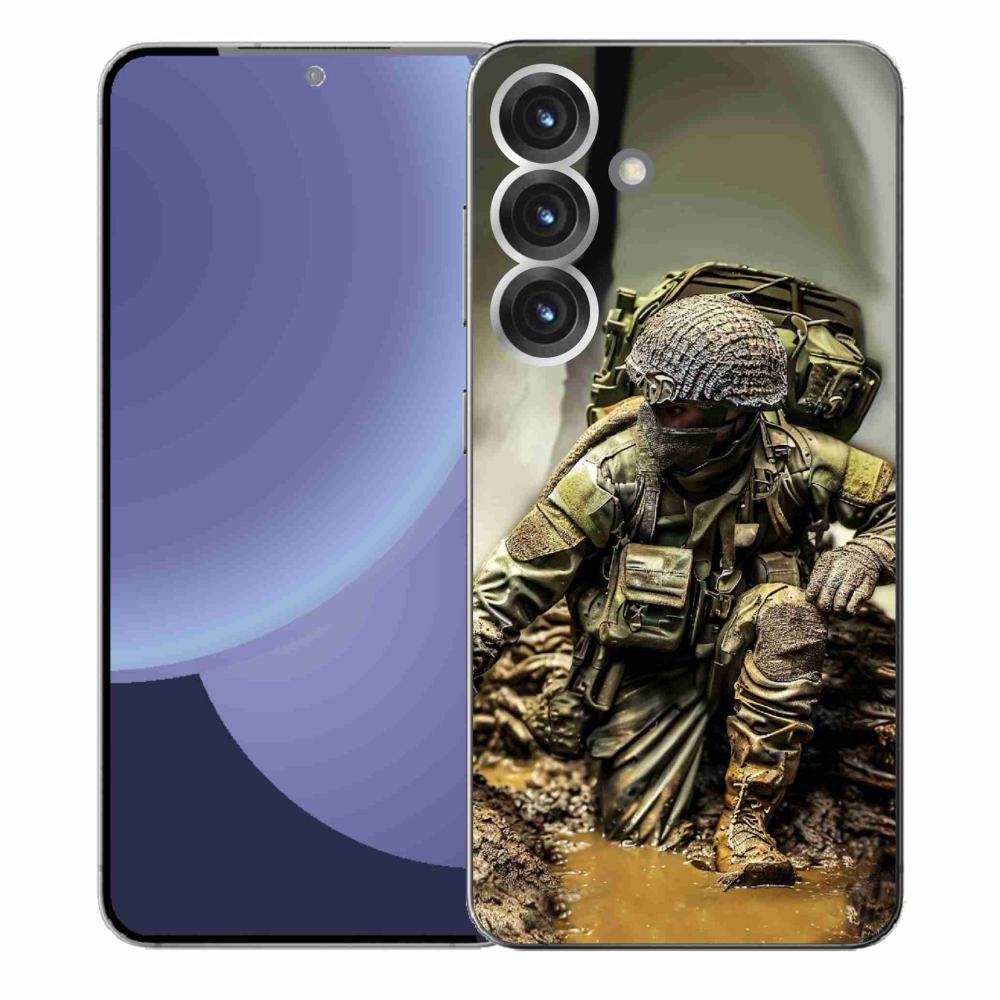 Zselés borítás mmCase Samsung Galaxy S25+ - katonás