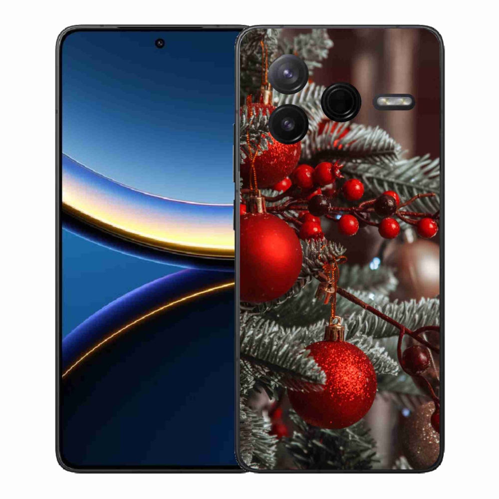 Gél borítás mmCase a Xiaomi Poco F7 Pro számára - karácsonyi dekorációk 2