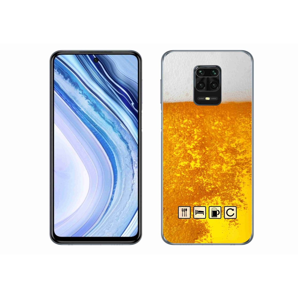 Gél borítás mmCase a Xiaomi Redmi Note 9 Pro számára - sör motívum 3