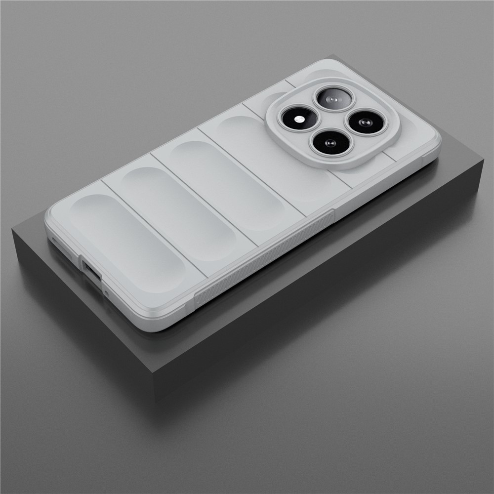 Rugg tartós zselés tok Xiaomi Redmi Note 14 Pro 5G/Poco X7 5G - világosszürke