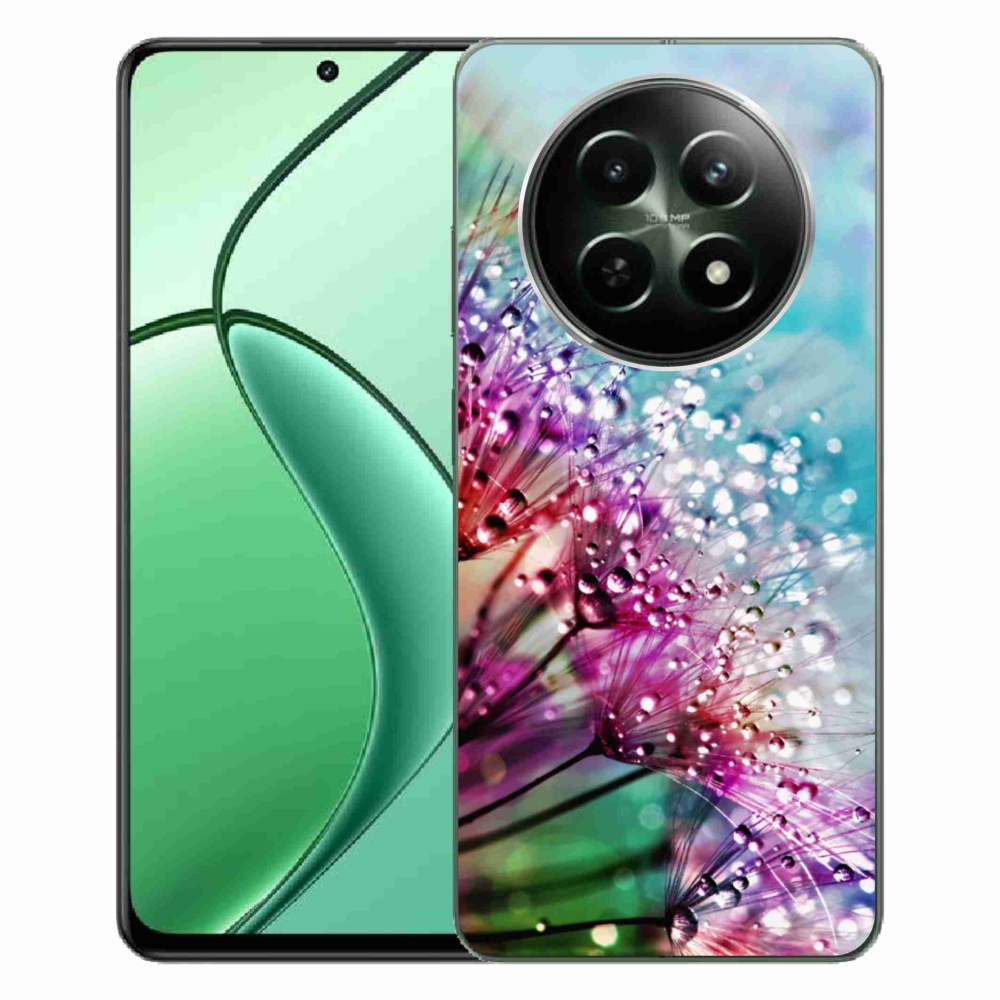 Zselés borítás mmCase a Realme 12 5G/12x 5G készülékhez - színes virágok