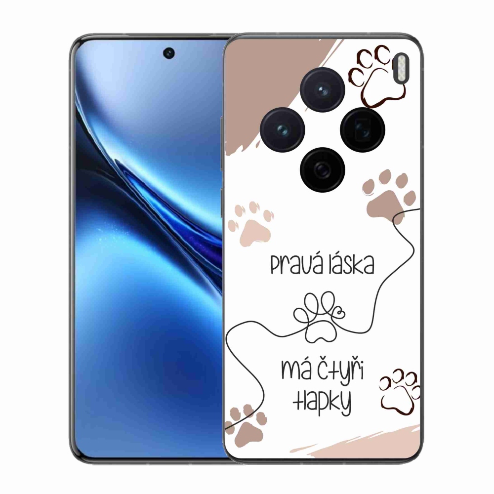 Zselés borító mmCase a Vivo X200 5G készülékhez - kutyamotívum 1 fehér háttér