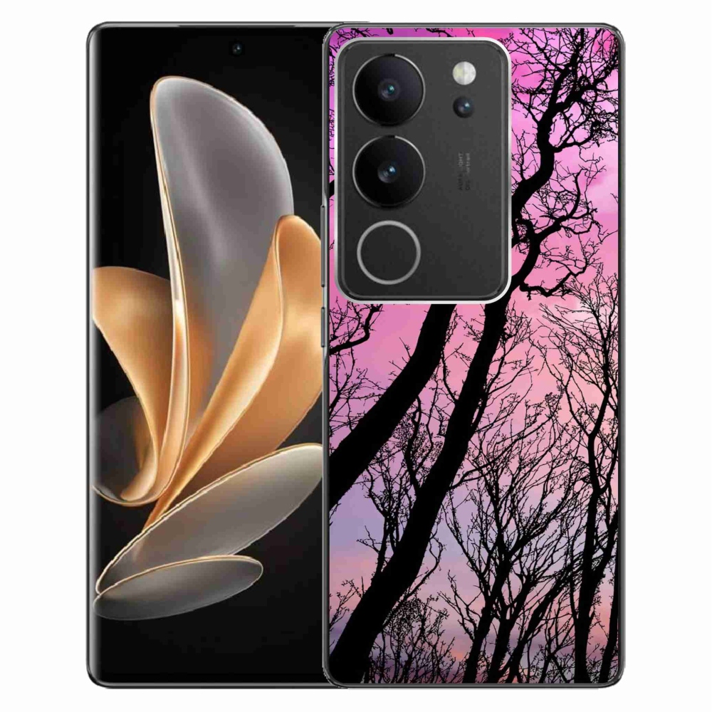 Gél tok mmCase a Vivo V29 5G-hez - kidőlt fák