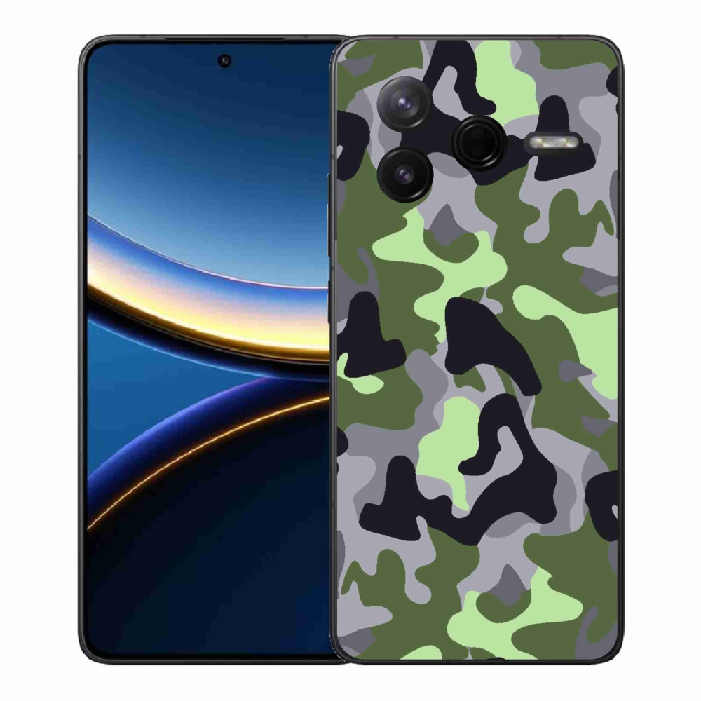 Gél borítás mmCase a Xiaomi Poco F7 Pro számára - terepszínű minta 7