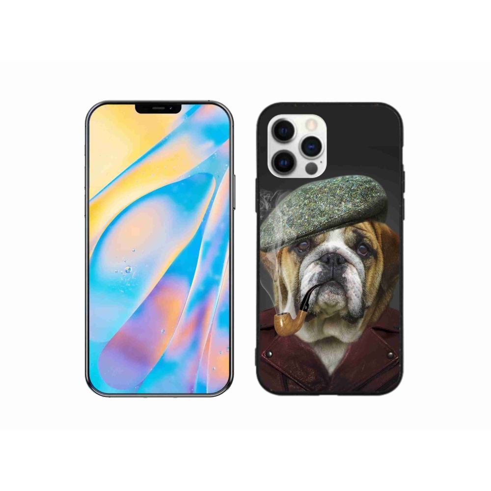 Zselés borítás mmCase iPhone 12 készülékhez - kutya csővel