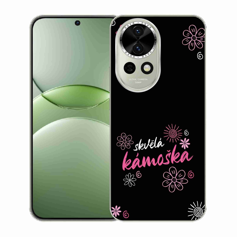 Gél borító mmCase a Huawei Nova 13 5G-n - nagyszerű haver fekete háttérrel