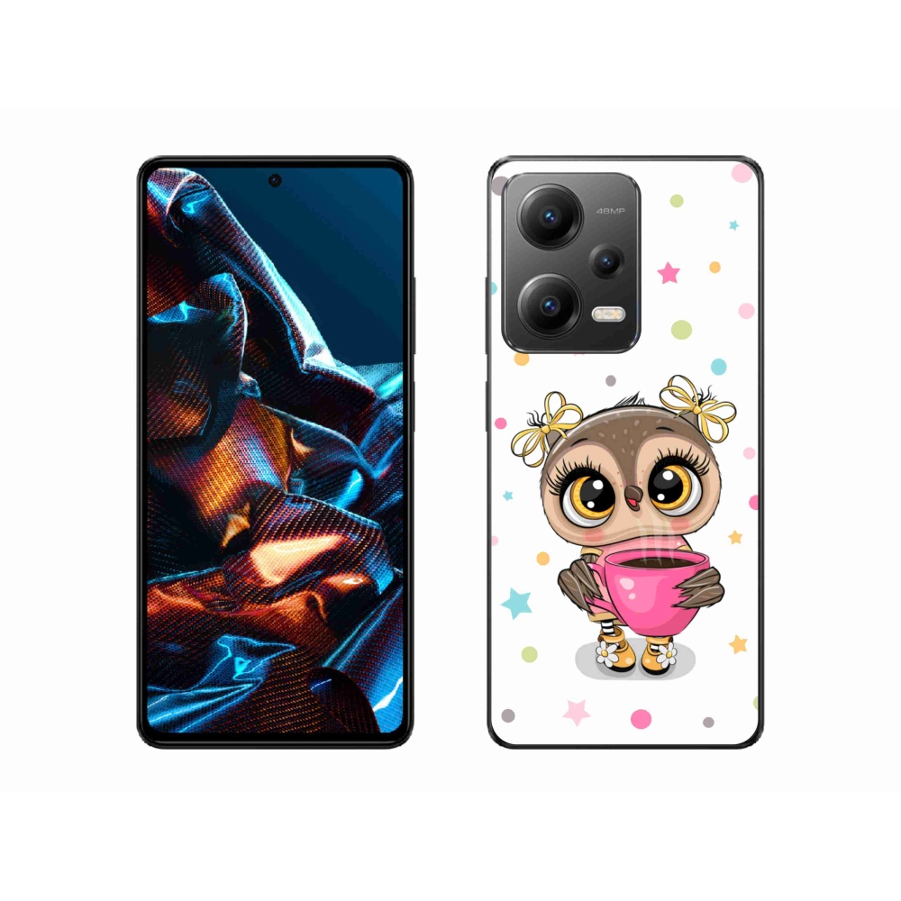 Gél borítás mmCase a Xiaomi Redmi Note 12 Pro 5G számára - rajzfilm bagoly
