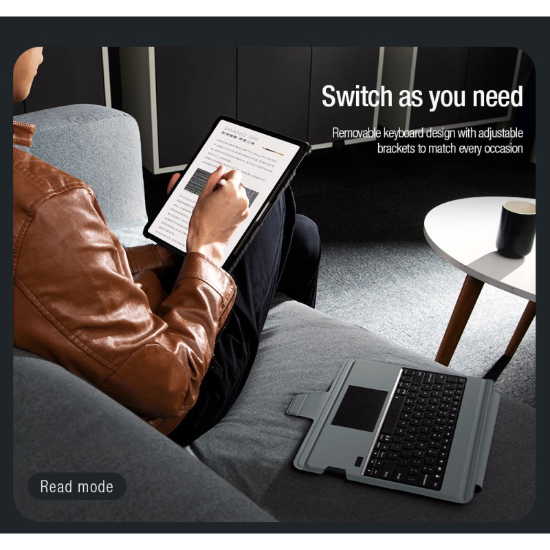 Nillkin Bumper Combo billentyűzet tok (háttérvilágításos verzió) iPad 12.9 Pro 2020/2021/2022 Fekete 12.9 Pro 2020/2021/2022 Fekete