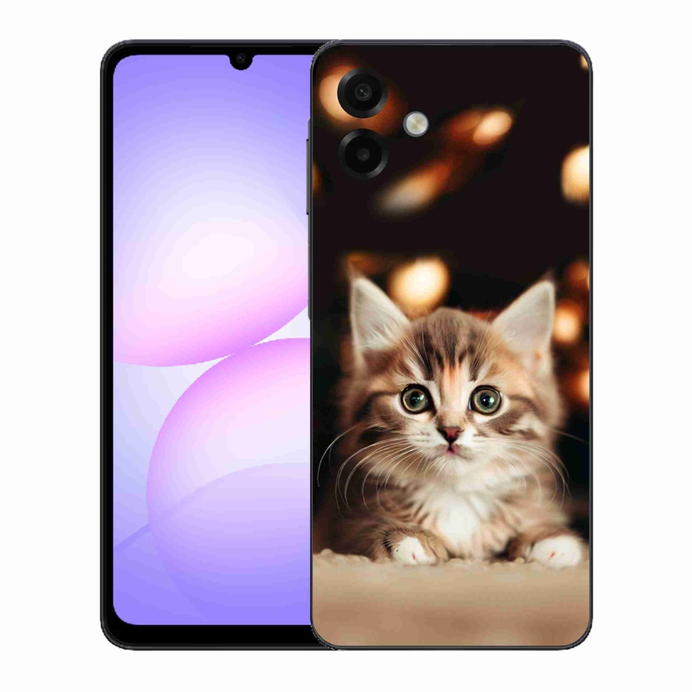 Gél borítás mmCase Samsung Galaxy A07 4G - aranyos cica 2