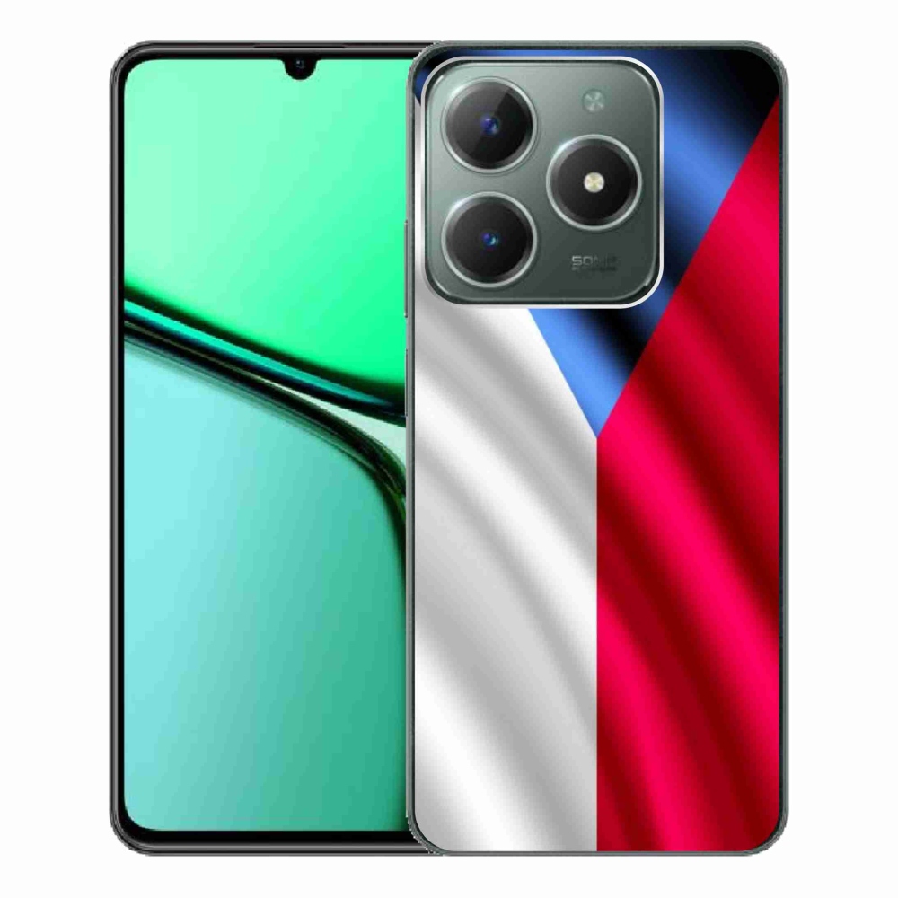 Zselés borító mmCase a Realme C61 készülékhez - cseh zászló