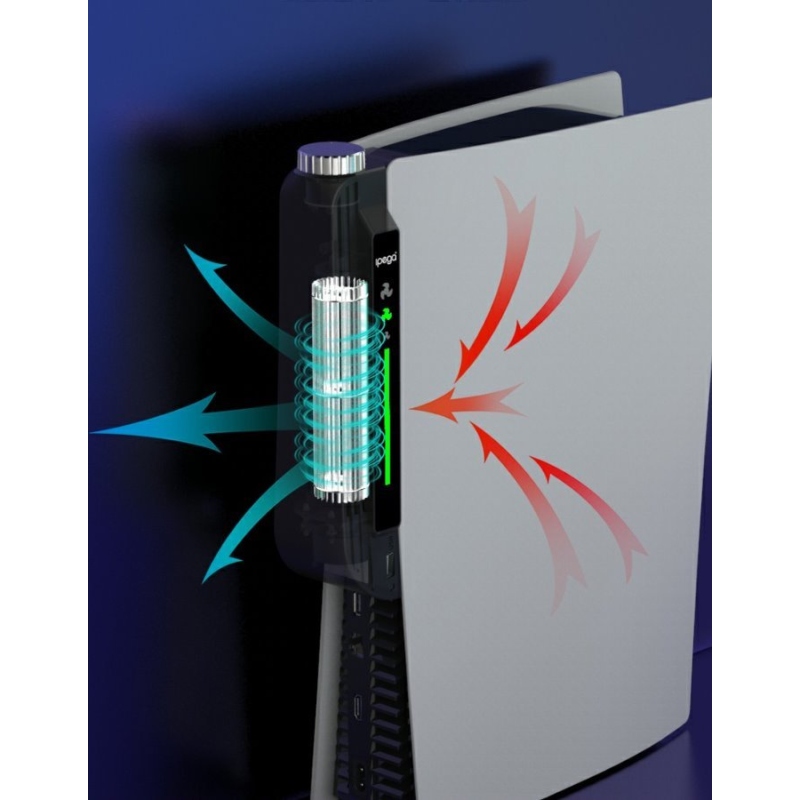 iPega P5031 Kiegészítő hűtés a PS5-hez fekete színben