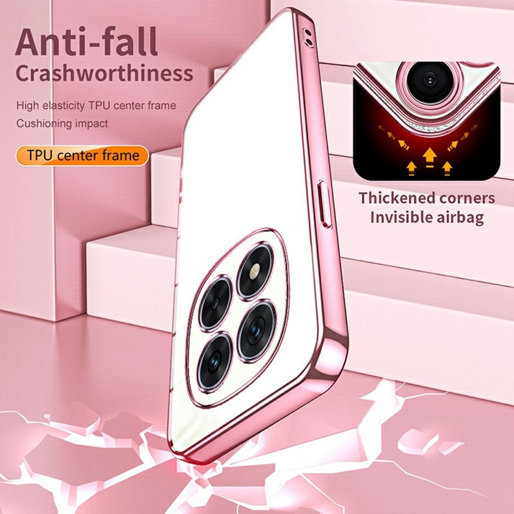 Elektro-gél tok Xiaomi Redmi Note 14 Pro 5G/Poco X7 5G - rózsaszínű