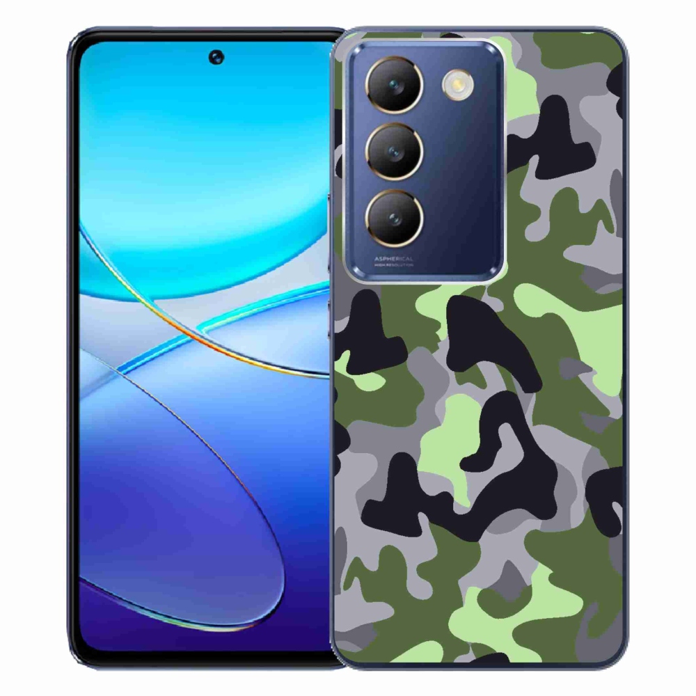 Gél borítás mmCase a Vivo V40 SE 4G/5G készülékhez - terepszínű minta 7