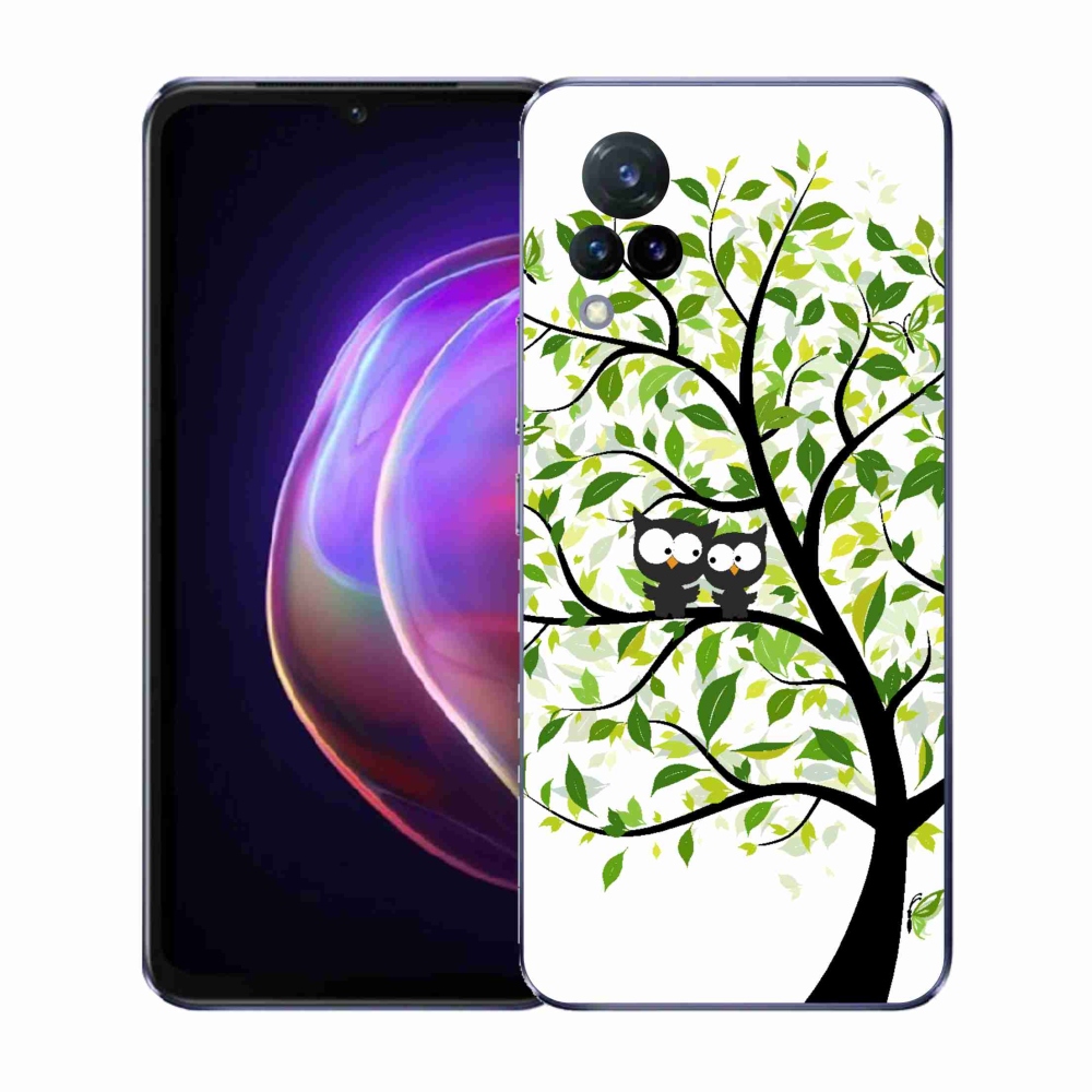 Gél borítás mmCase a Vivo V21 4G/5G készülékhez - baglyok a fán