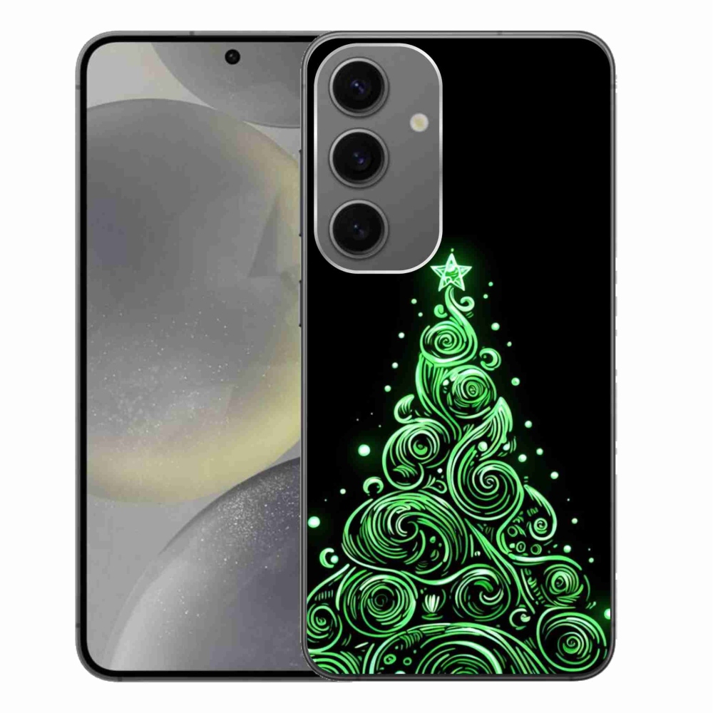 Gél borítás mmCase Samsung Galaxy S24+ - neon karácsonyfa 3