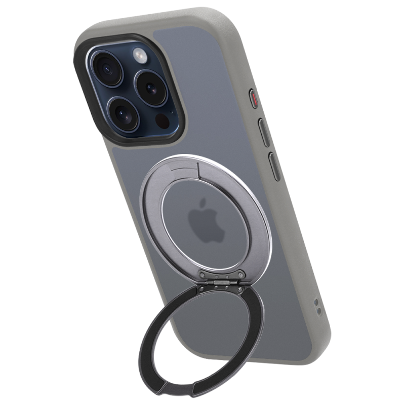 Tactical MagForce Hyperstand tok az Apple iPhone 15 Pro-hoz, világosszürke