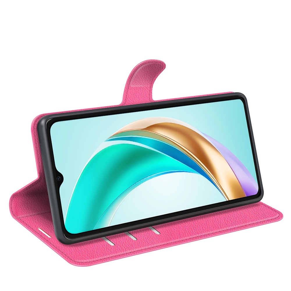 Litchi könyv tok a Honor X6b-hez - rózsaszínű