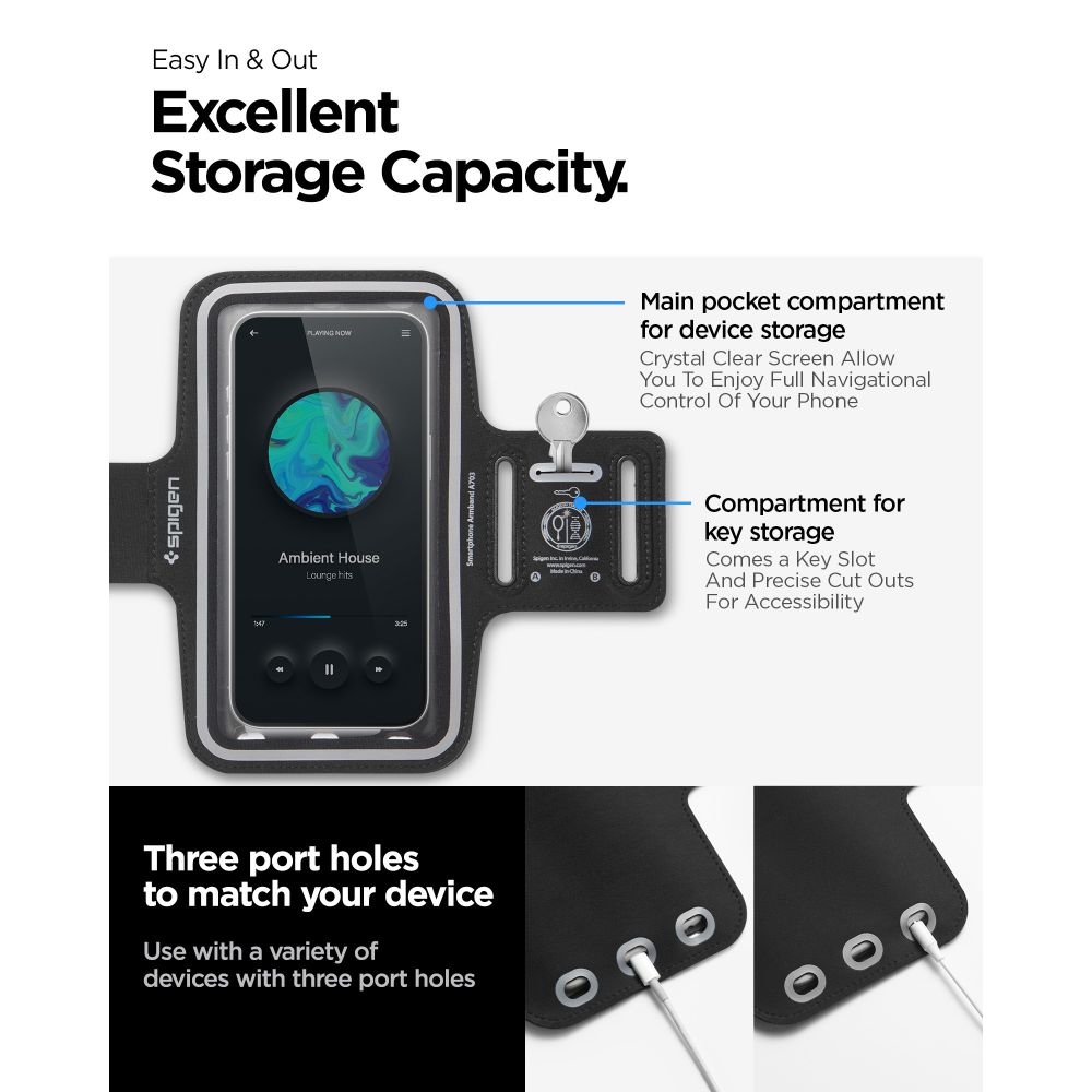 Spigen A703 Dynamic Shield sport karpántos tok