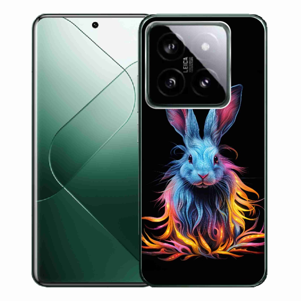 Gél borítás mmCase a Xiaomi 14 Pro számára - absztrakt nyúl