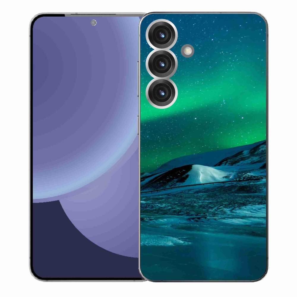 Gél borítás mmCase Samsung Galaxy S25+ készülékhez - sarki fény