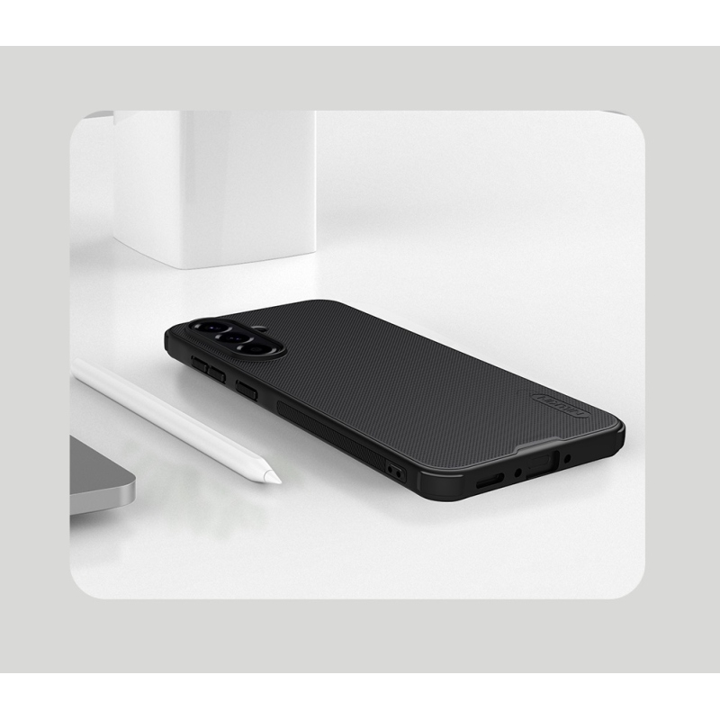 Nillkin Super Frosted PRO mágneses hátlap Samsung Galaxy A56 5G fekete