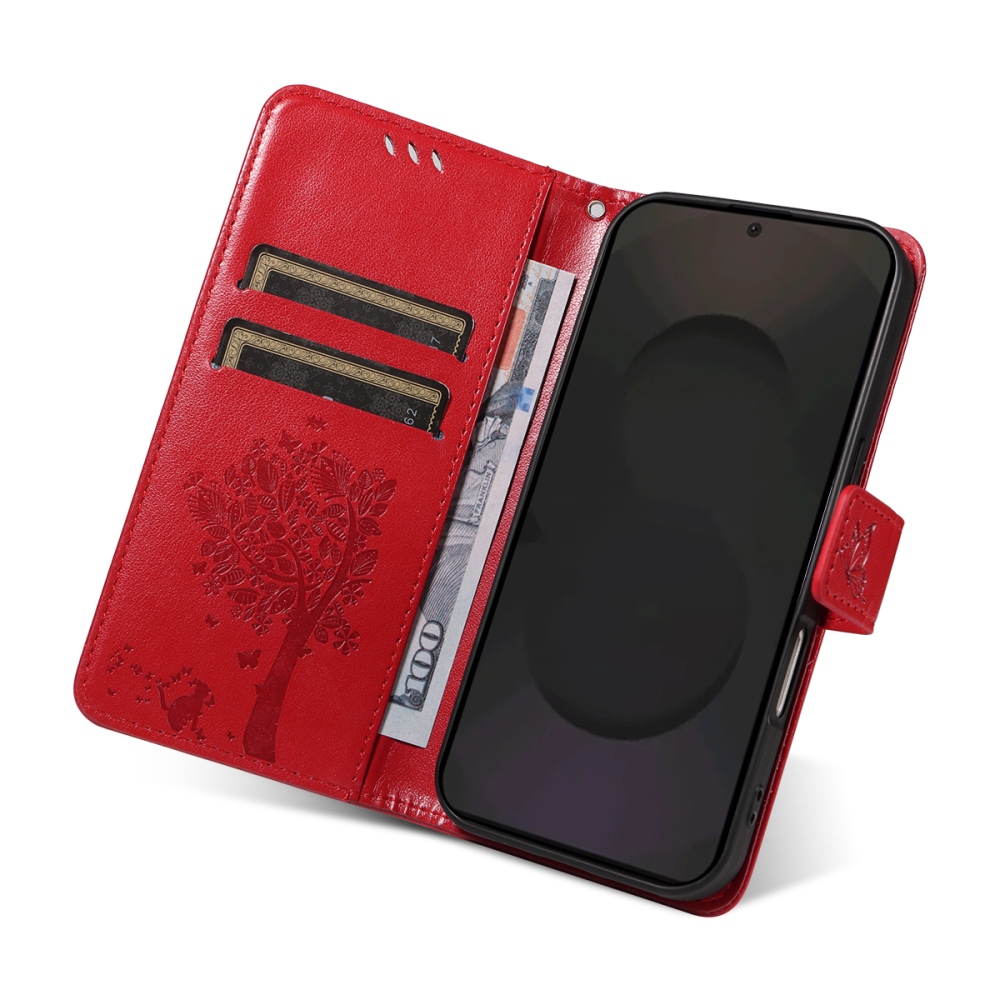 Fák könyve tok Samsung Galaxy S25 FE - piros