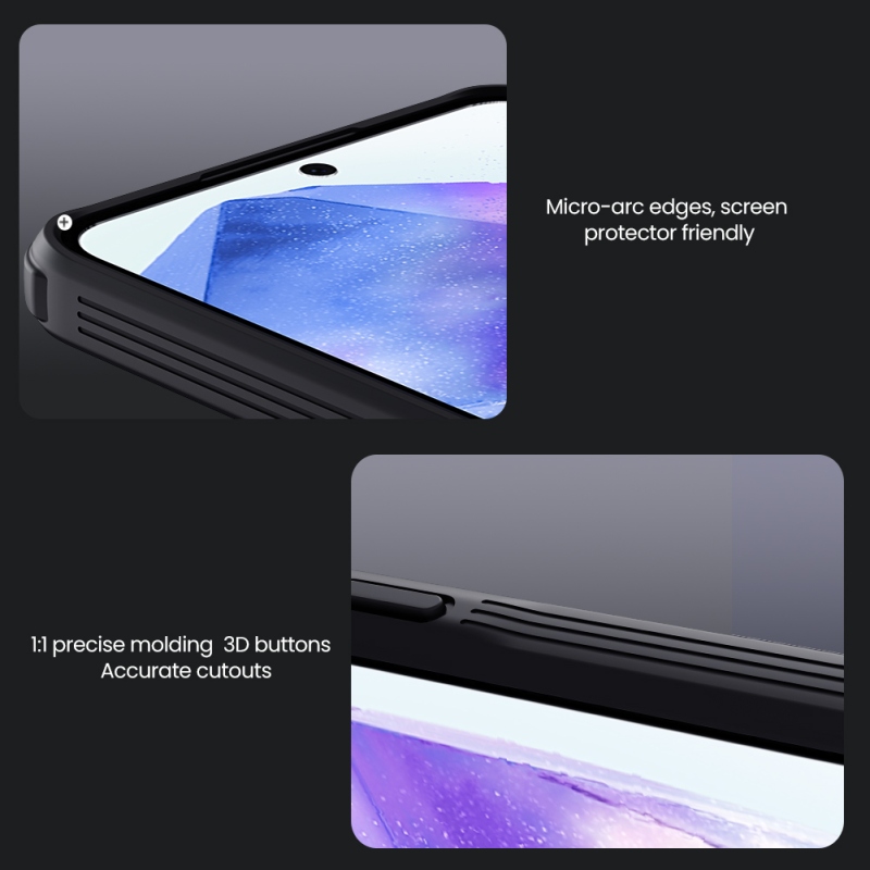 Nillkin CamShield PRO mágneses hátlap Samsung Galaxy A56 5G fekete