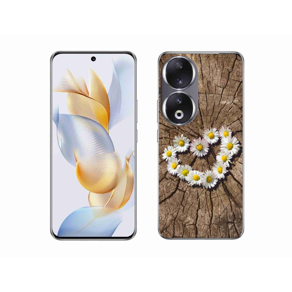 Zselés borítás mmCase a Honor 90-hez - Százszorszép szív