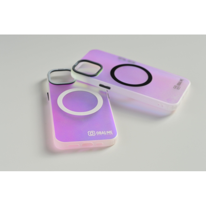 OBAL:ME HoloMag borító az Apple iPhone 13 fehér készülékhez