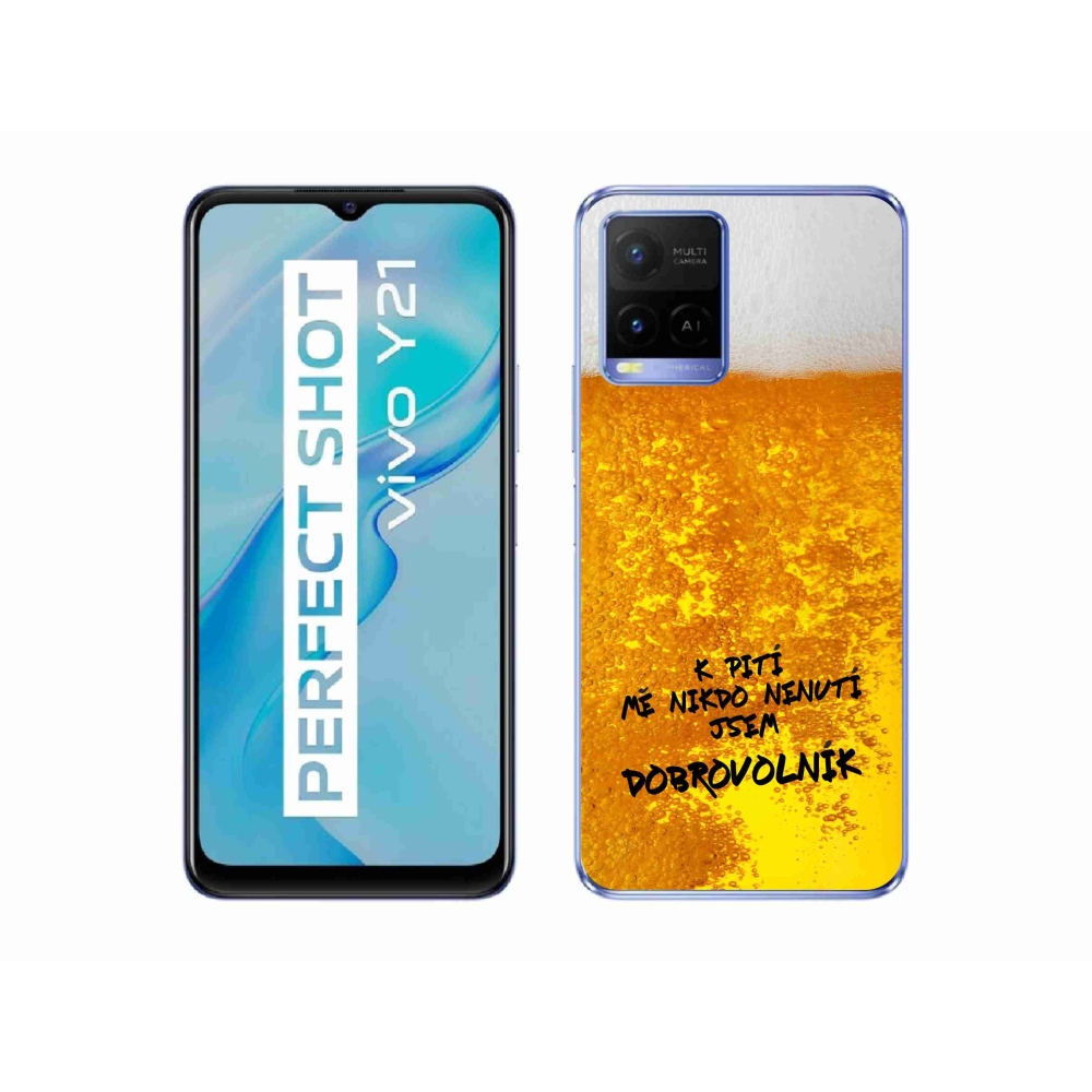 Zselés borítás mmCase a Vivo Y21/Y21s/Y33s készülékhez - sör motívum 4