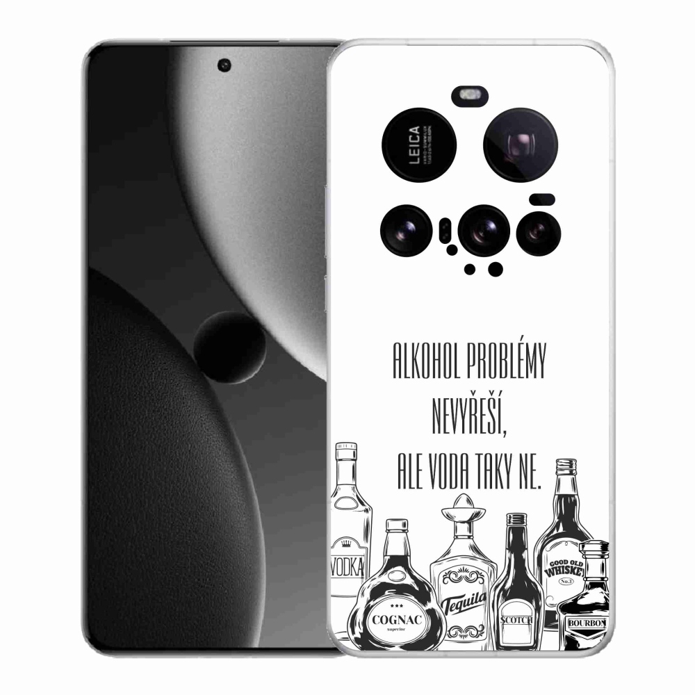 Gél borító mmCase a Xiaomi 15 Ultra számára - vicces szöveg fehér háttérrel