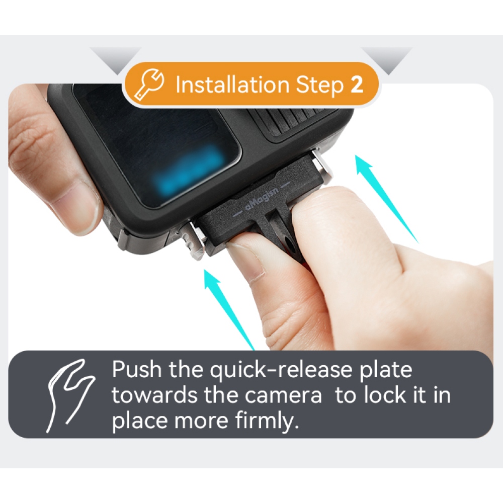 AMAGISN mágneses gyorskioldós talp GoPro Hero13 kamerához