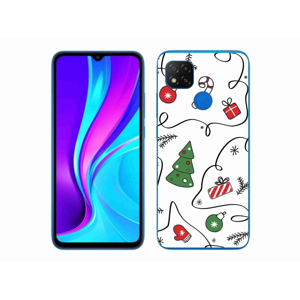 Gél borítás mmCase a Xiaomi Redmi 9C-hez - karácsonyi motívumok