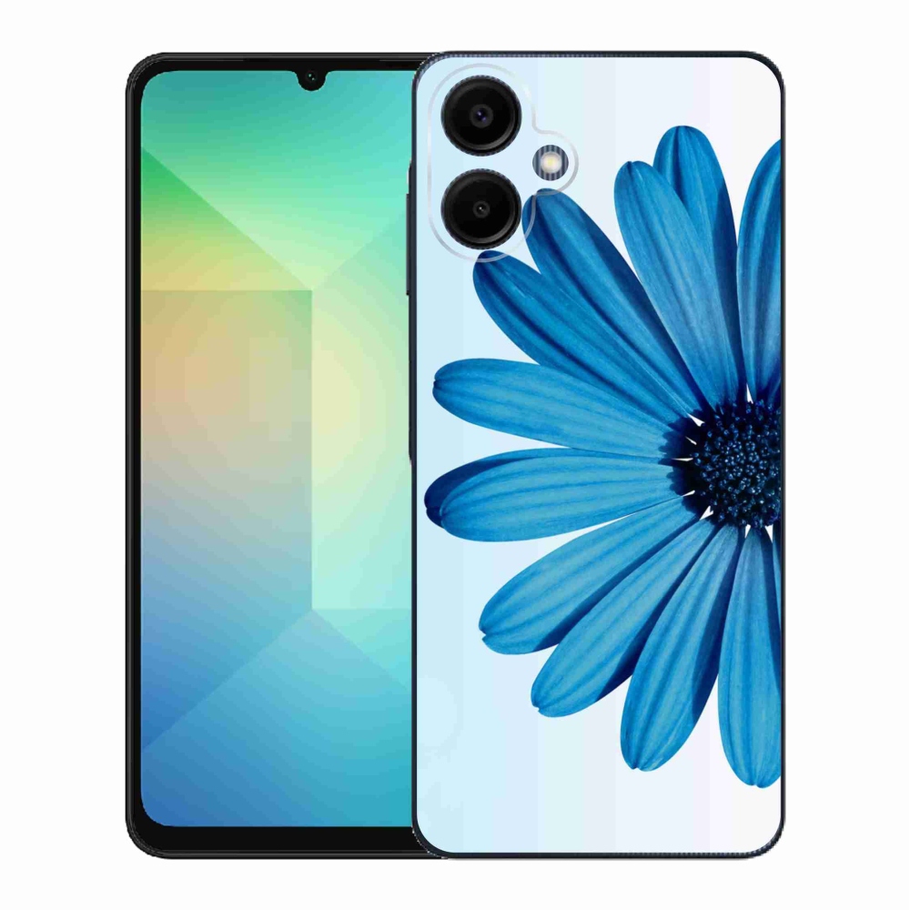 Zselés borítás mmCase Samsung Galaxy A06 4G - kék margaréta