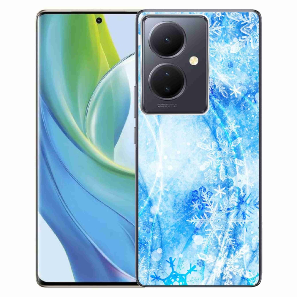 Gél borítás mmCase a Vivo V29 Lite 5G-n - hópelyhek
