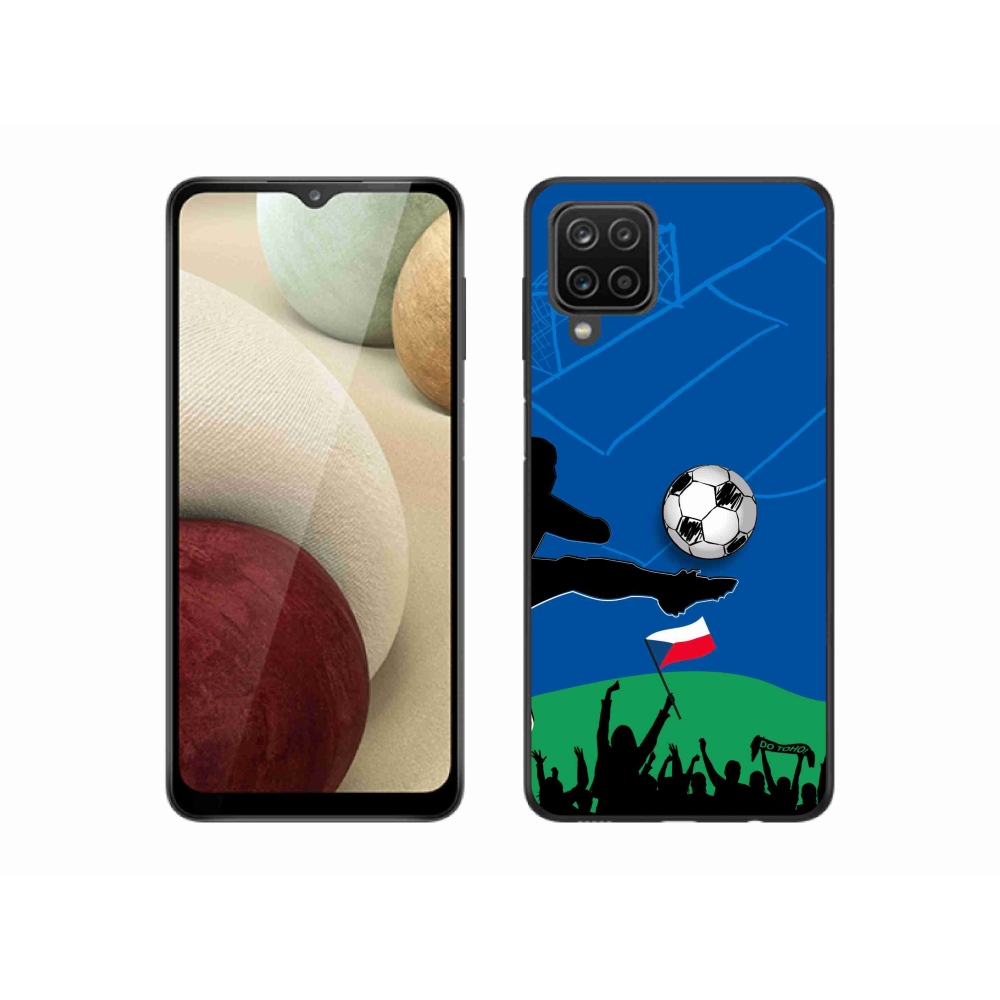 Gél borítás mmCase Samsung Galaxy A12 - futball rajongóknak