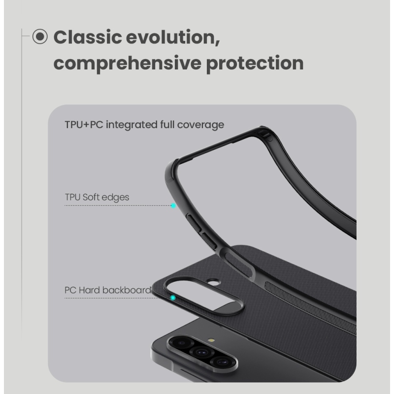 Nillkin Super Frosted PRO mágneses hátlap Samsung Galaxy A26 5G fekete