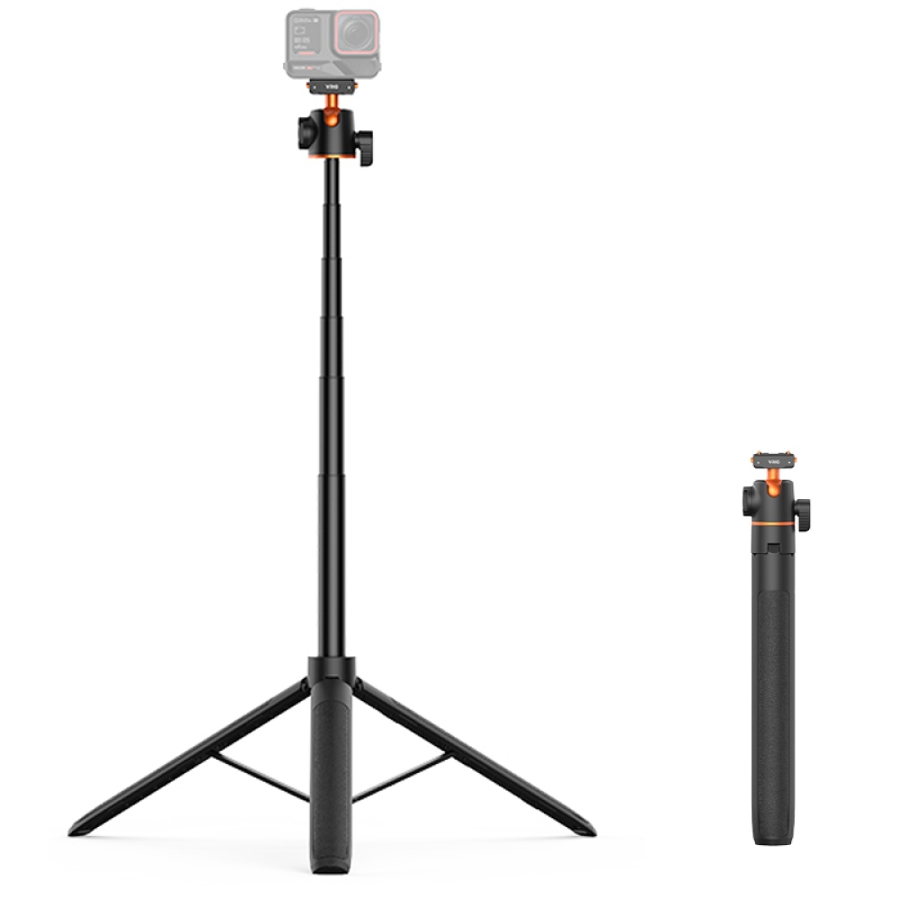 VRIG teleszkópos szelfibot 140 cm-es állvánnyal Insta360 X5-höz és Ace Pro 2-höz