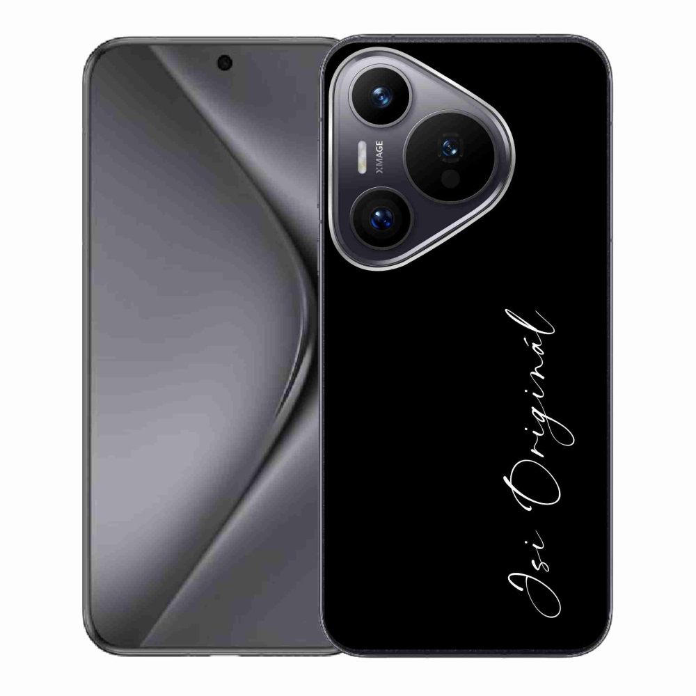 Gél borító mmCase a Huawei Pura 70 - te vagy az eredeti fekete háttérrel