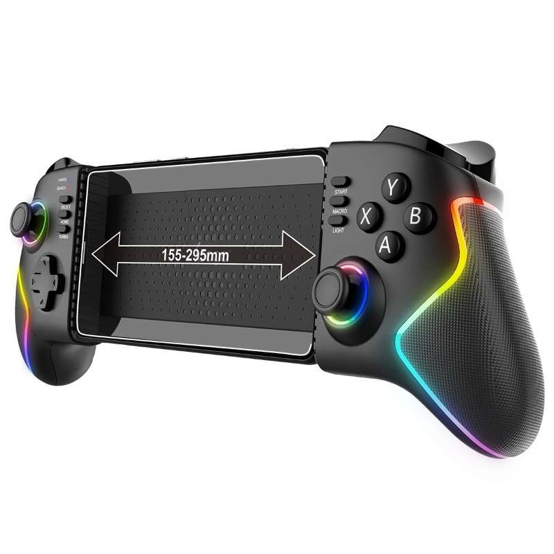 iPega 9122 Vezeték nélküli RGB gamepad Android/iOS/PS3/PS4/PC Fekete