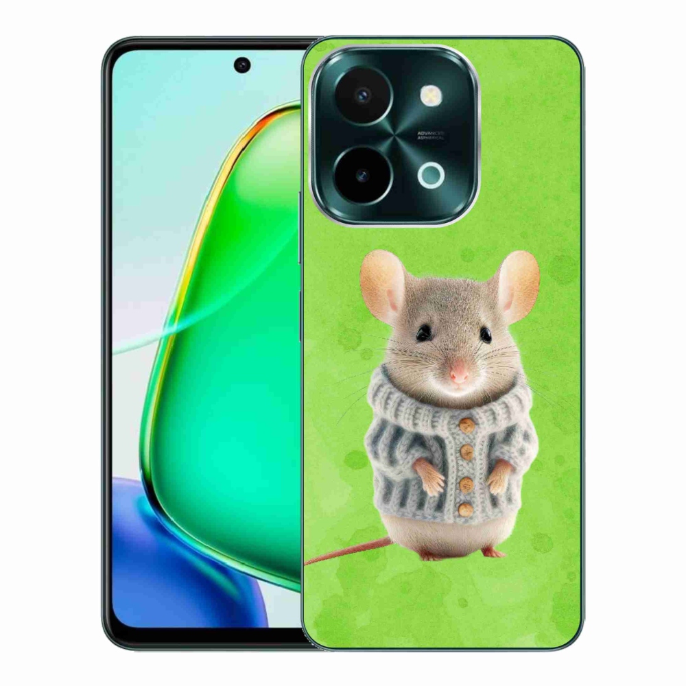 Zselés borítás mmCase a Vivo Y28-hoz - egér pulóverben