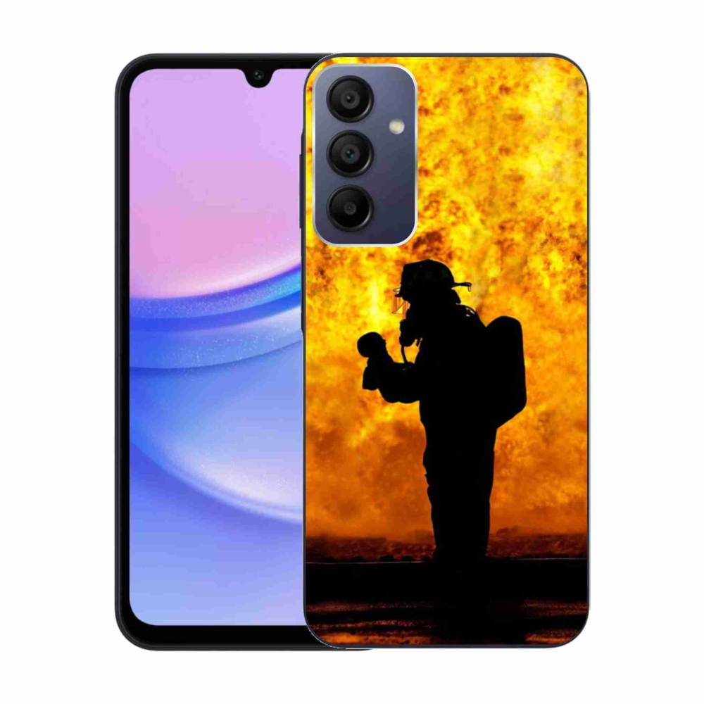 Gél borítás mmCase Samsung Galaxy A15 4G/5G - tűzoltó számára