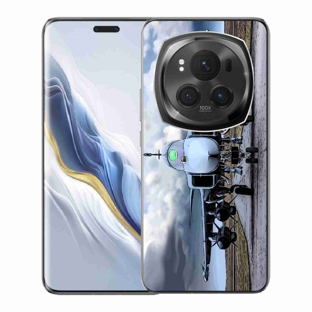 Gél borítás mmCase a Honor Magic 6 Pro 5G számára - katonai repülőgépek