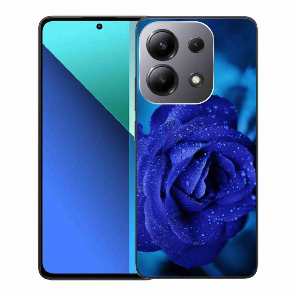 Gél tok mmCase a Xiaomi Redmi Note 13-hoz - kék rózsa
