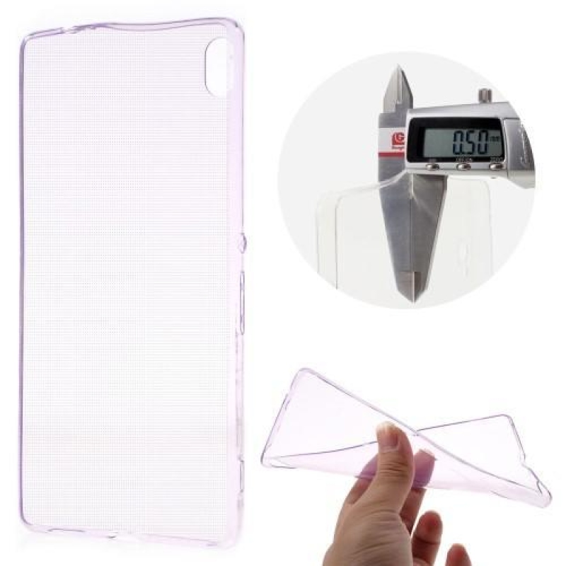 Ultravékony zselés tok Sony Xperia XA Ultra készülékhez - lila