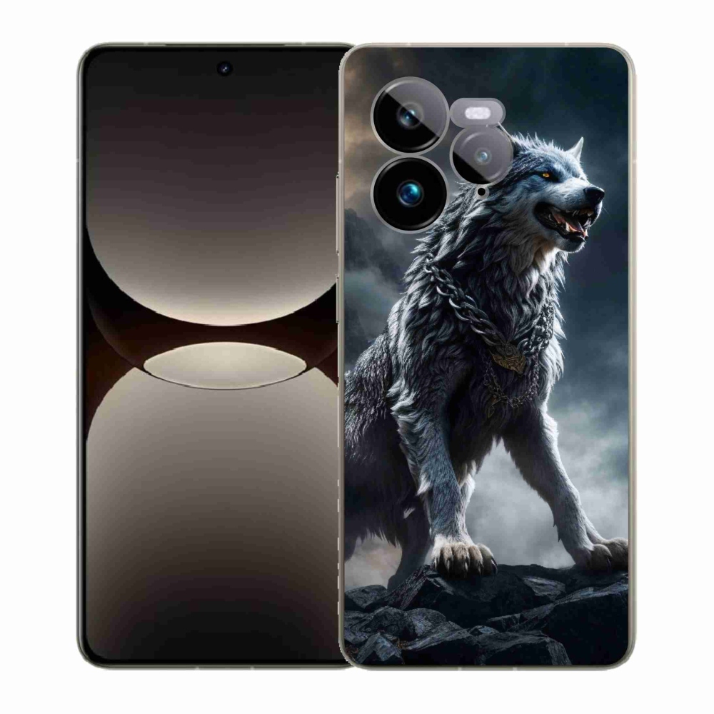 Gél borítás mmCase a Realme GT 7 Pro 5G készülékhez - farkas 1