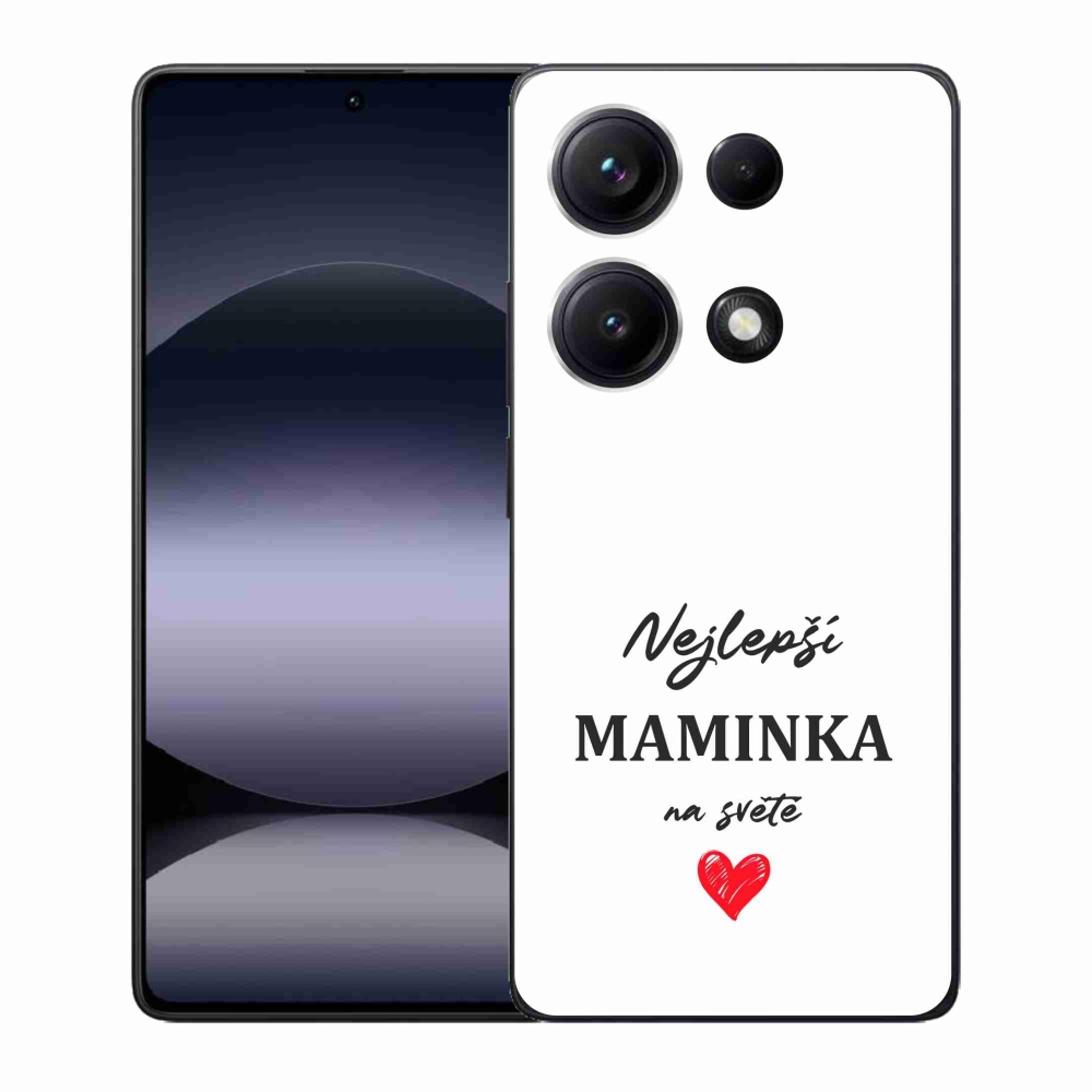 Gél borító mmCase a Xiaomi Redmi Note 14S-hez - legjobb anya 1 fehér háttér