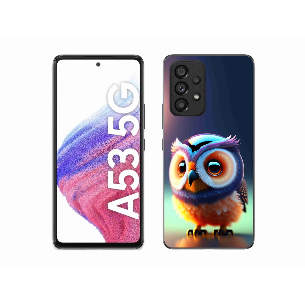 Zselés borítás mmCase Samsung Galaxy A53 5G - bagoly