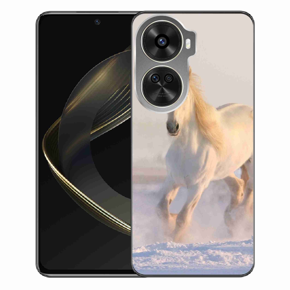 Gél tok mmCase a Huawei Nova 12 SE számára - ló a hóban